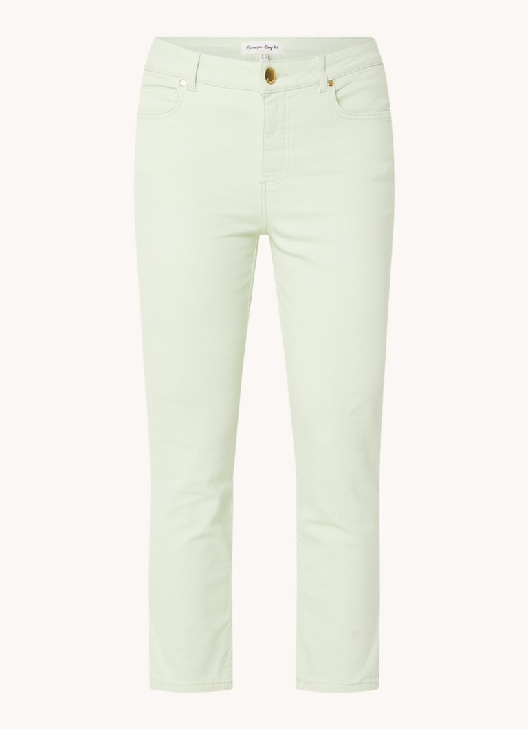 Slim fit kratke kavbojke s srednjim pasom in barvnim pranjem Phase Eight Lindsey