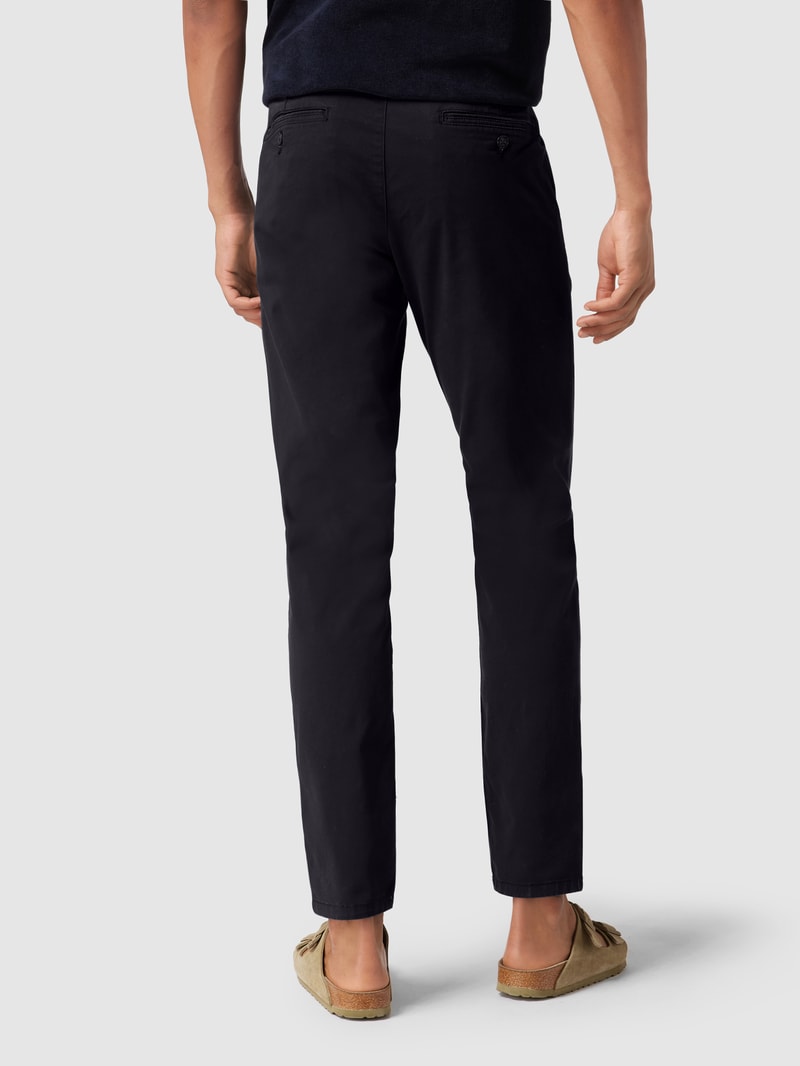 Super Slim Fit Chino mit Handytasche in marineblau