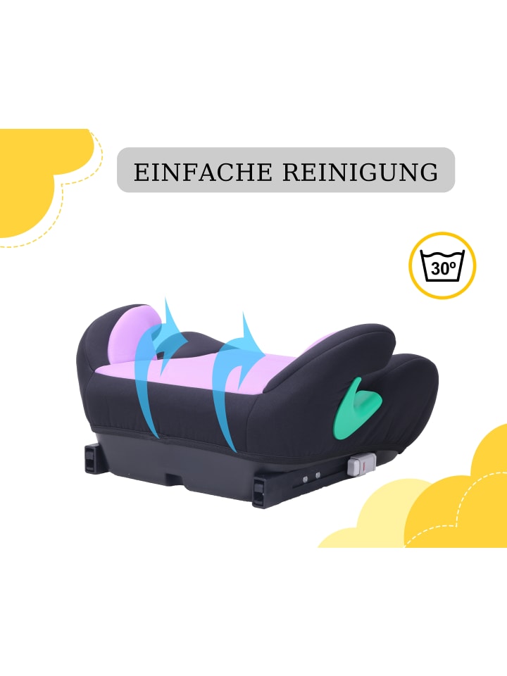 Yalion Kindersitzerhöhung ECE R129 Yalion in lila - i-Size (6-10 Jahre) günstig kaufen onesize