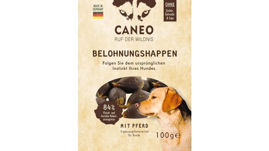 CANEO Hunde-Belohnungshappen mit Pferd 100 g