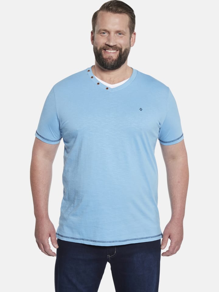 Charles Colby T-Shirt EARL KENDRAYK in blau günstig kaufen