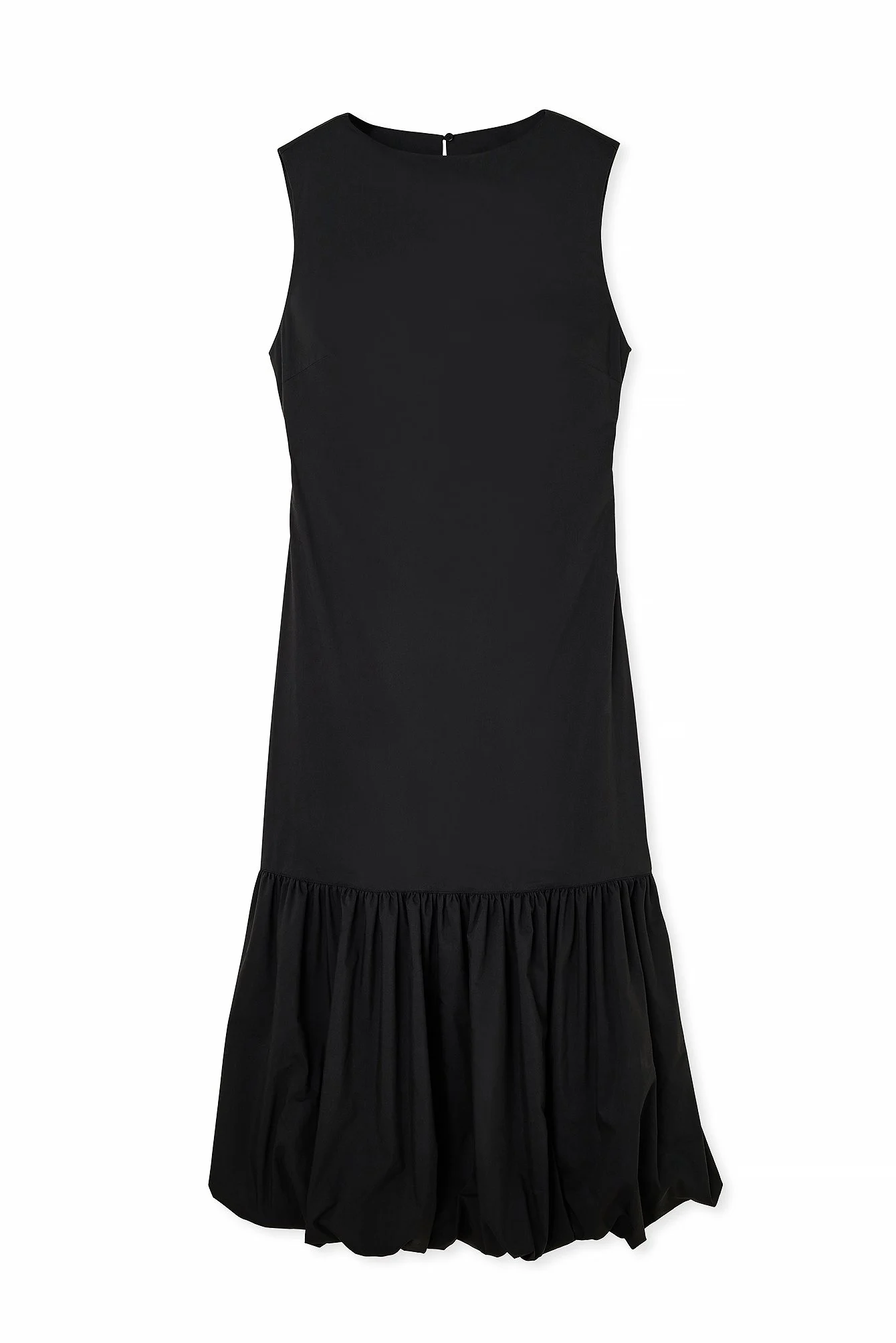 Ärmelloses Midi-Kleid