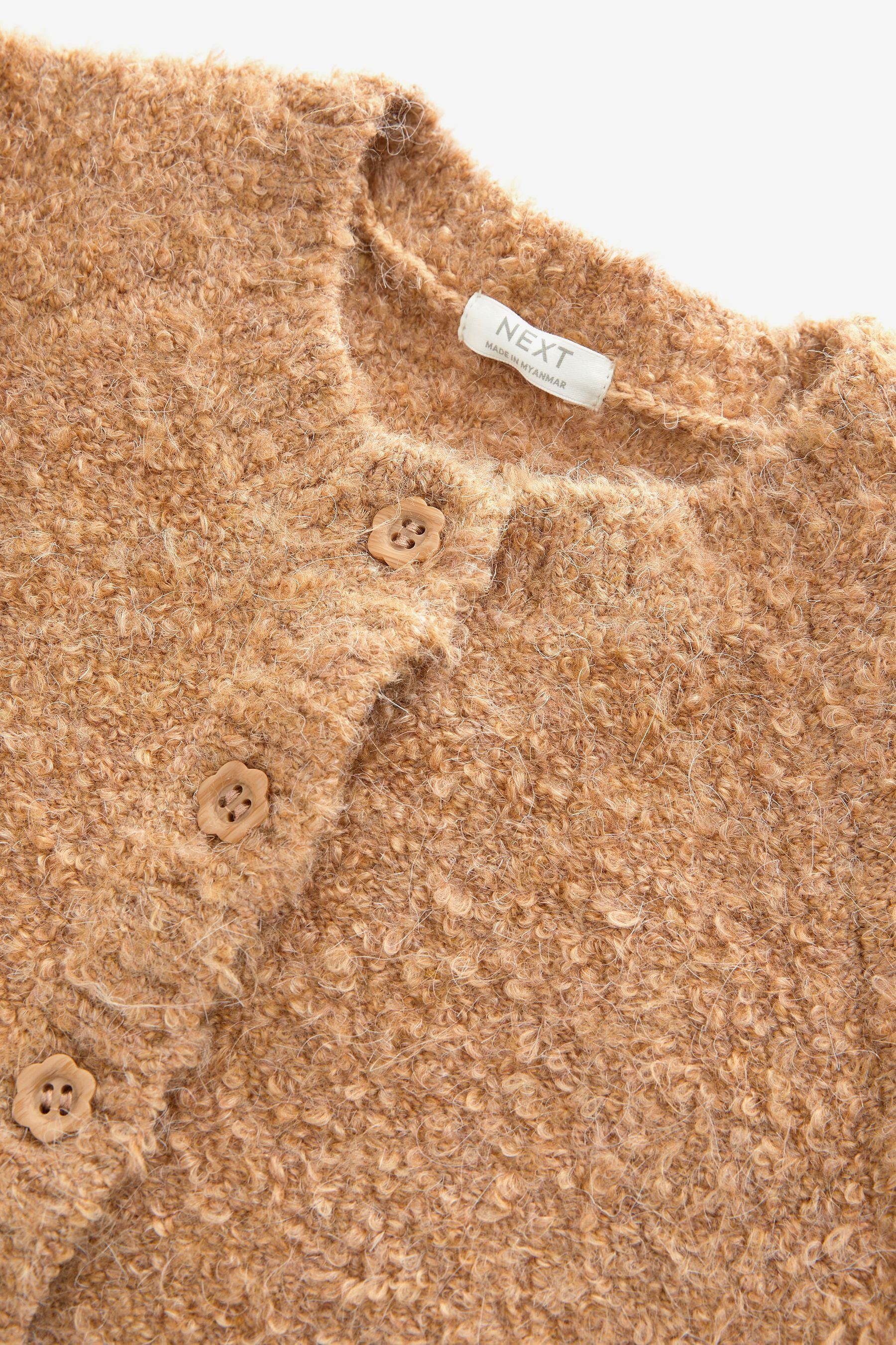 Next Strickjacke Bouclé-Strickjacke (1-tlg)