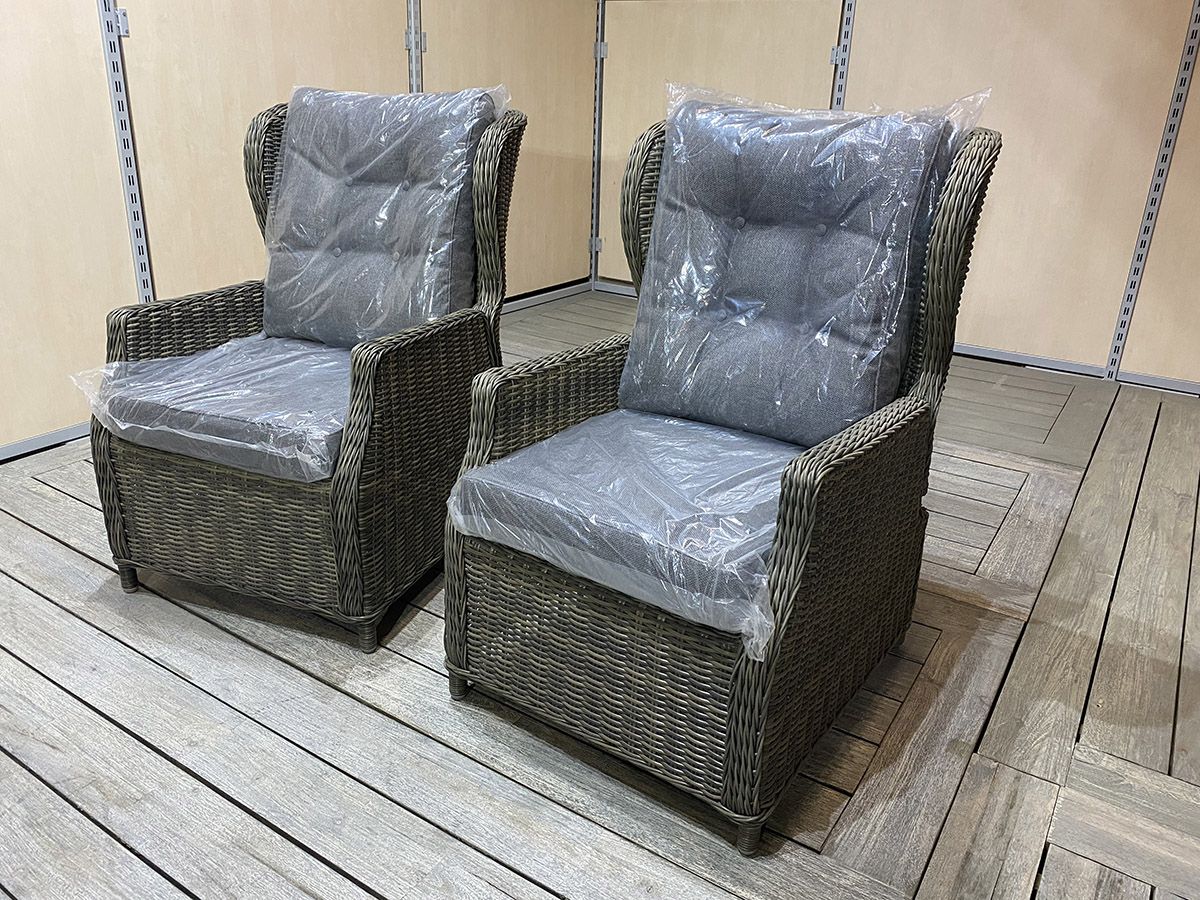 Zweite Chance Outdoor Feelings Raffaelo Loungesessel 2x 9090
