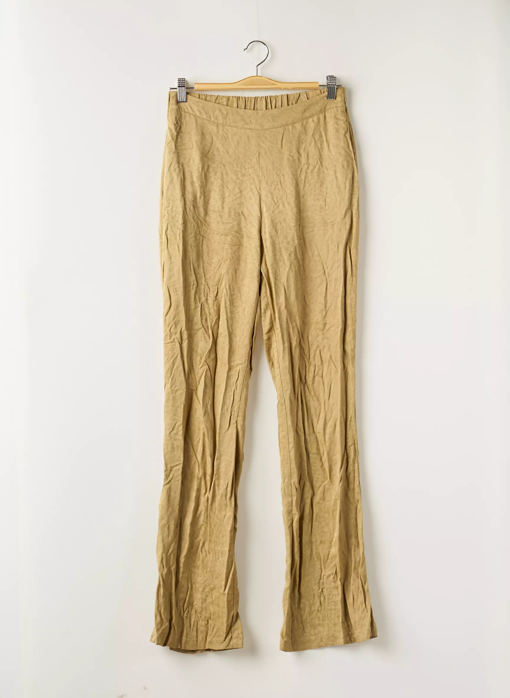 Chichi Castelnango Pantalons Larges Femme couleur beige