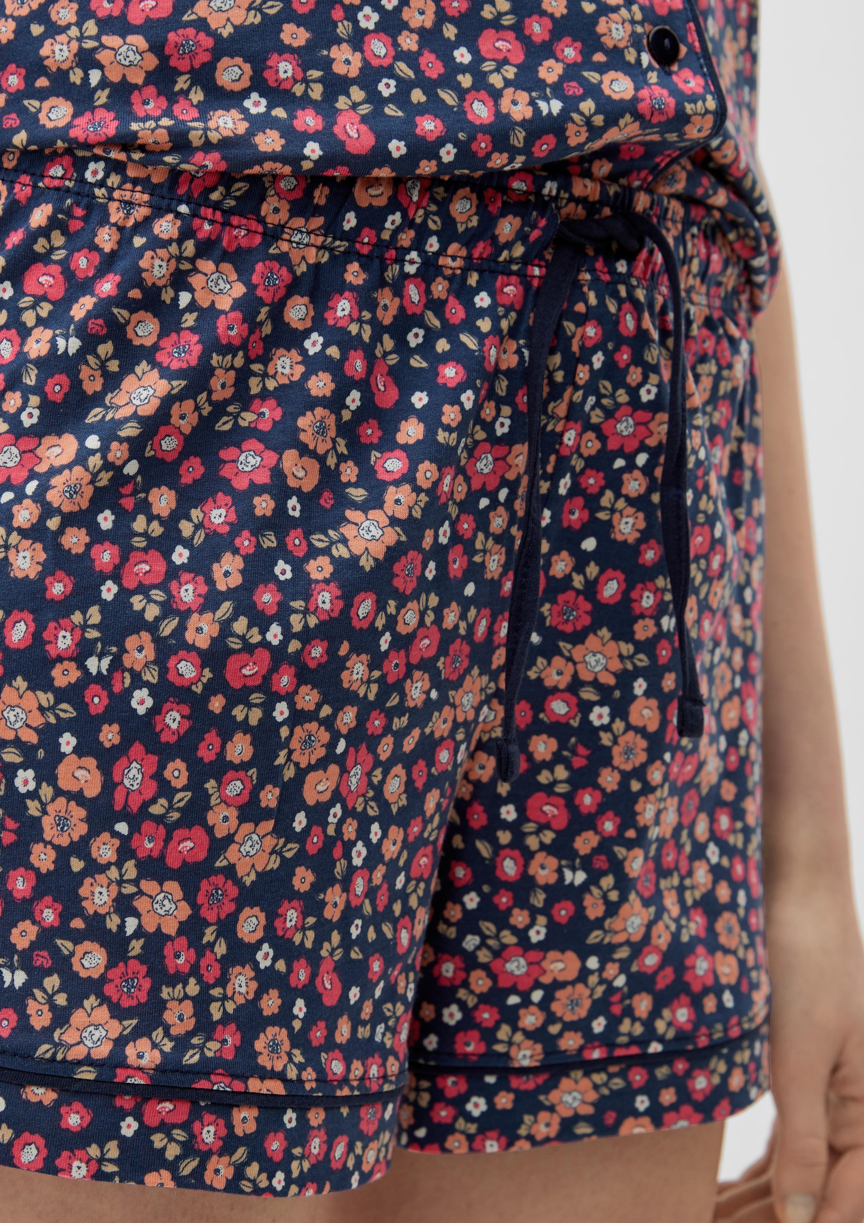 Kurzer Pyjama mit Vichy-Muster  6008449-99A1