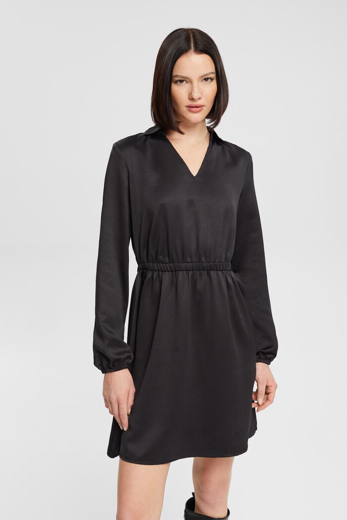 Minikleid mit Polokragen
