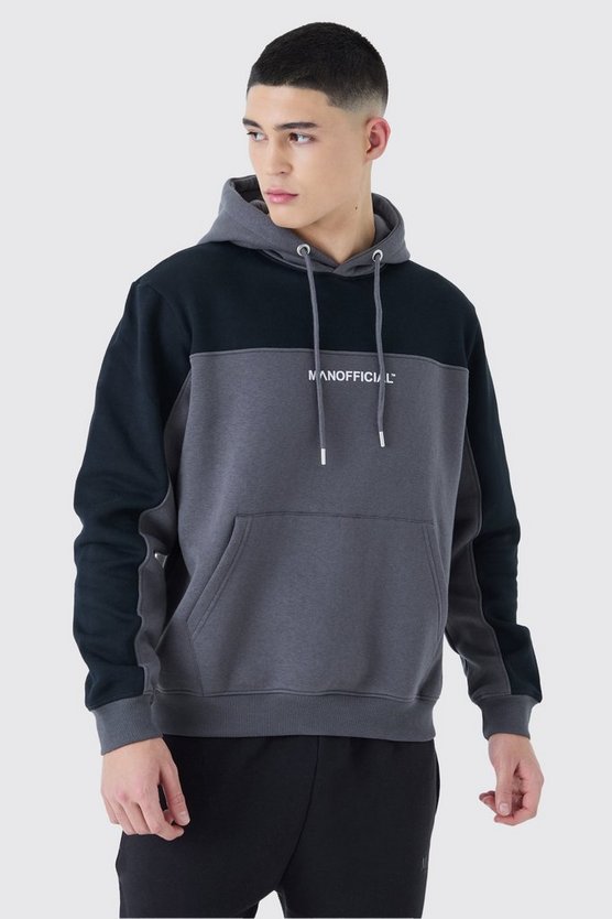 Man Official Colorblock Hoodie
