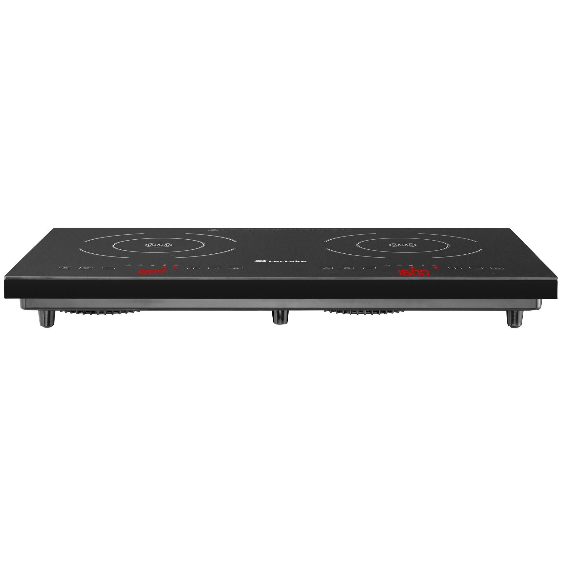 tectake Doppel-Induktionskochplatte Induktionskochplatte doppelt 3500W