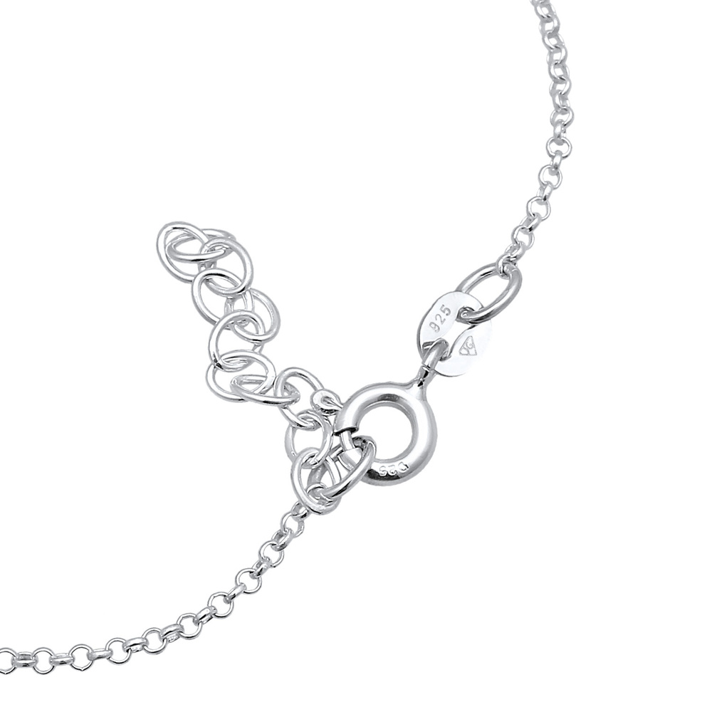 Elli Elli Bracelet Femmes pendentif Evil Eye Basic avec cristaux en argent sterling 92 Bracelet