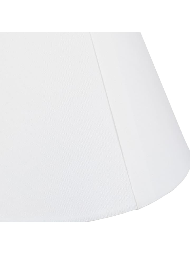 relaxdays Tischlampe in Silber/Weiß - (H)55 x Ø21 cm günstig kaufen onesize