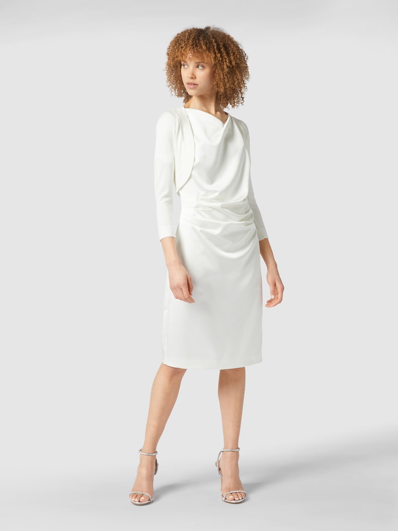 Cocktailjacke aus Feinstrick in offwhite