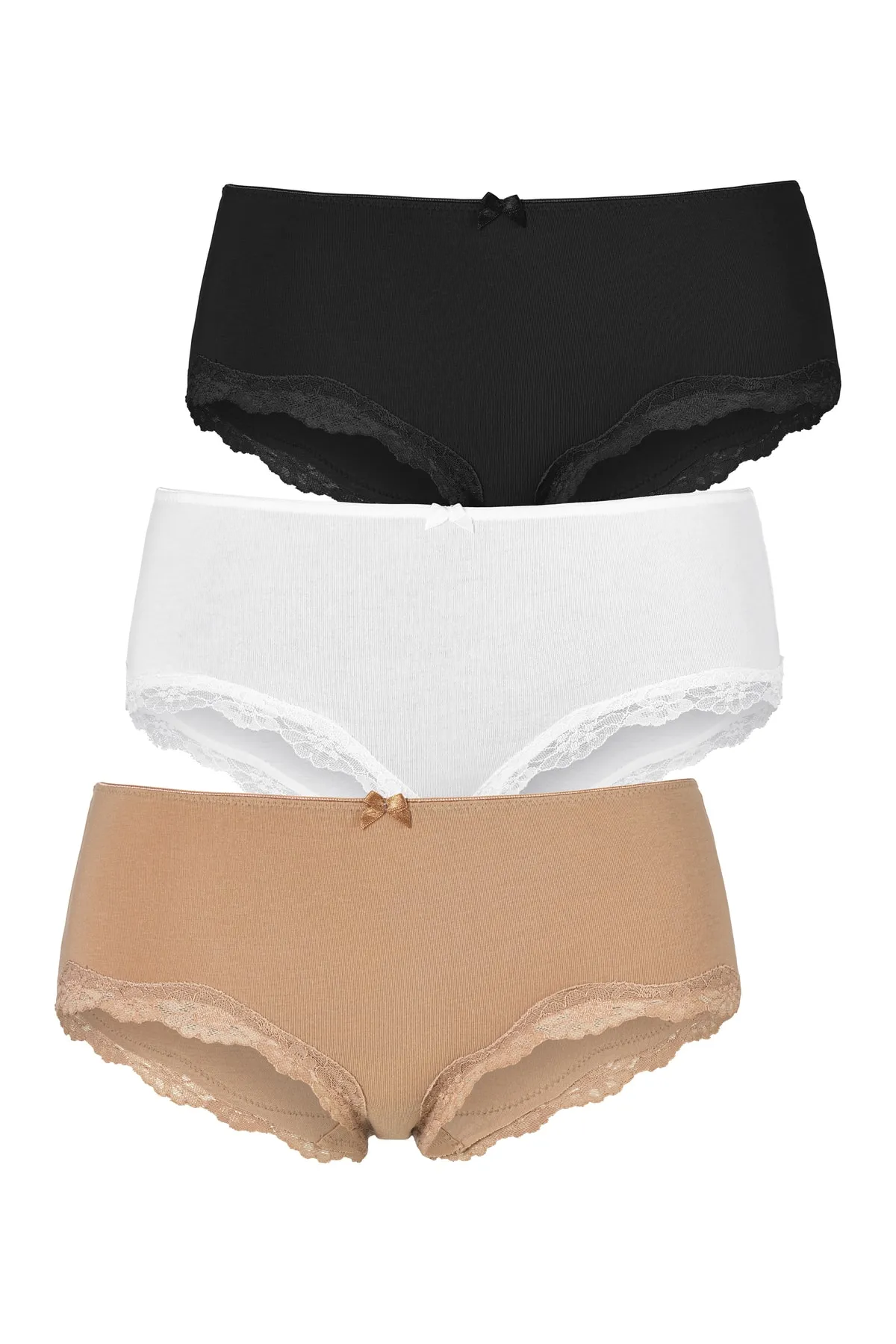 LASCANA  Unterhosen - Beige - Unifarben