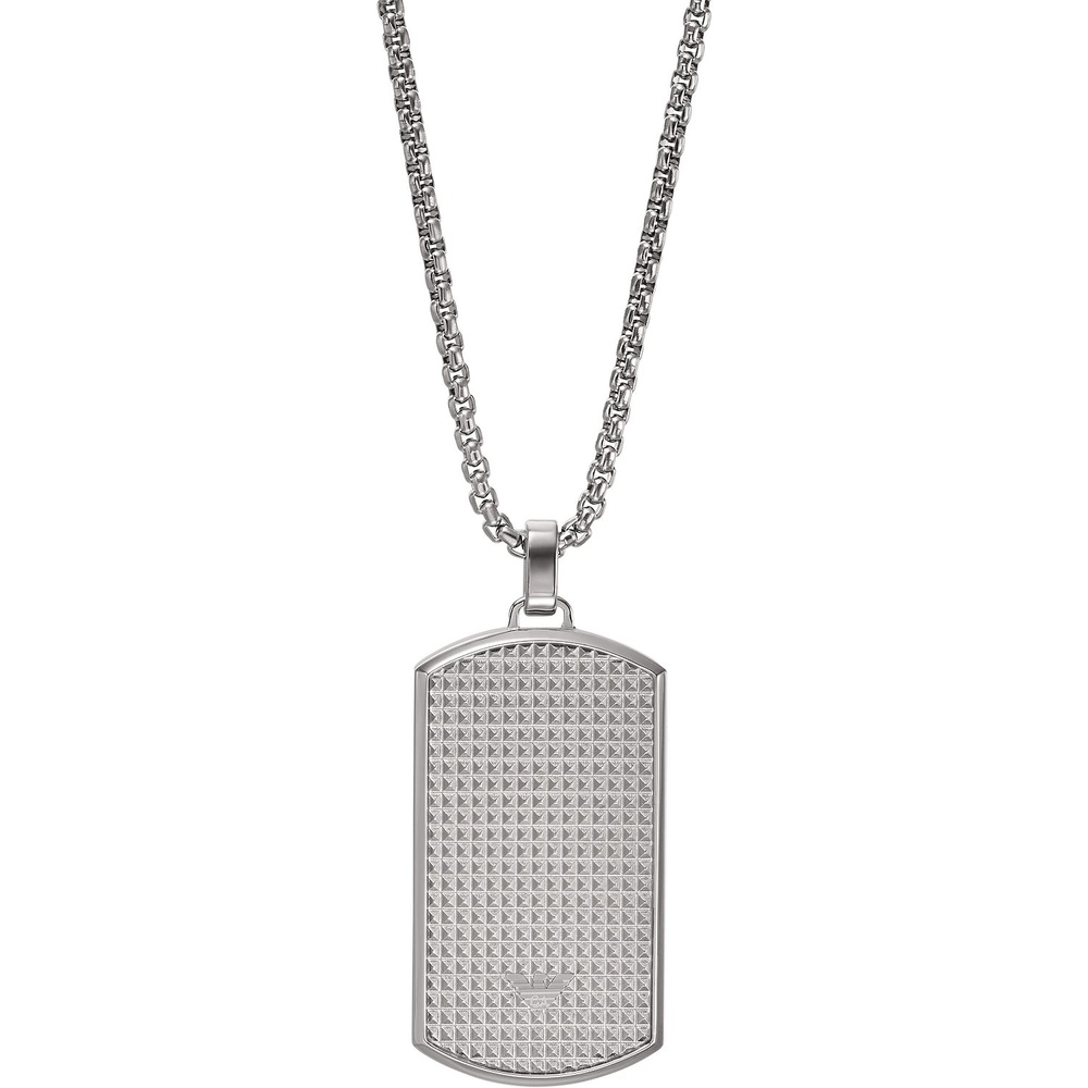 Emporio Armani Chaînette Acier inoxydable collier