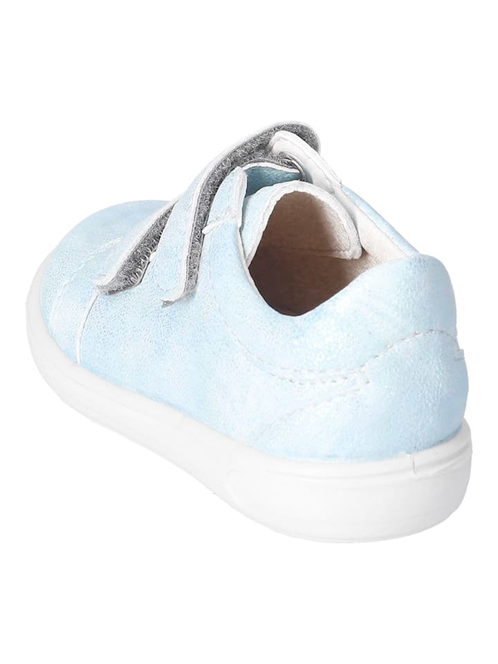 PEPINO Leder-Sneakers in Hellblau günstig kaufen