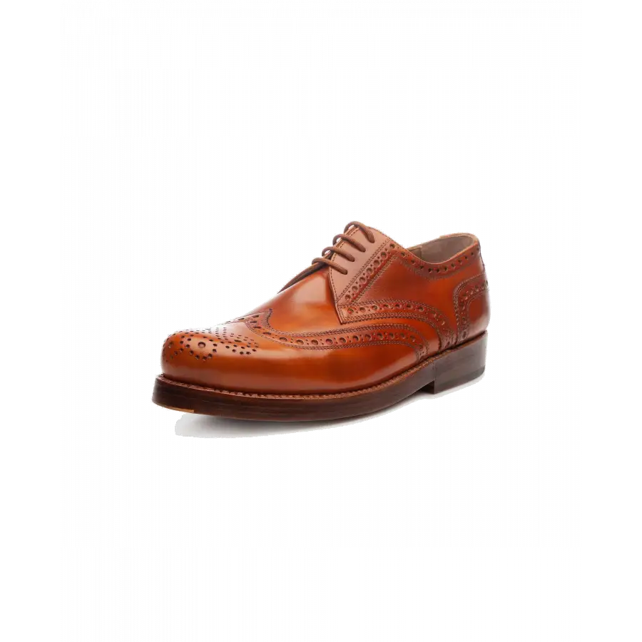 Heinrich Dinkelacker - Businessschuhe Derby RIO FULL-BROGUE TC Kalbsleder - braun