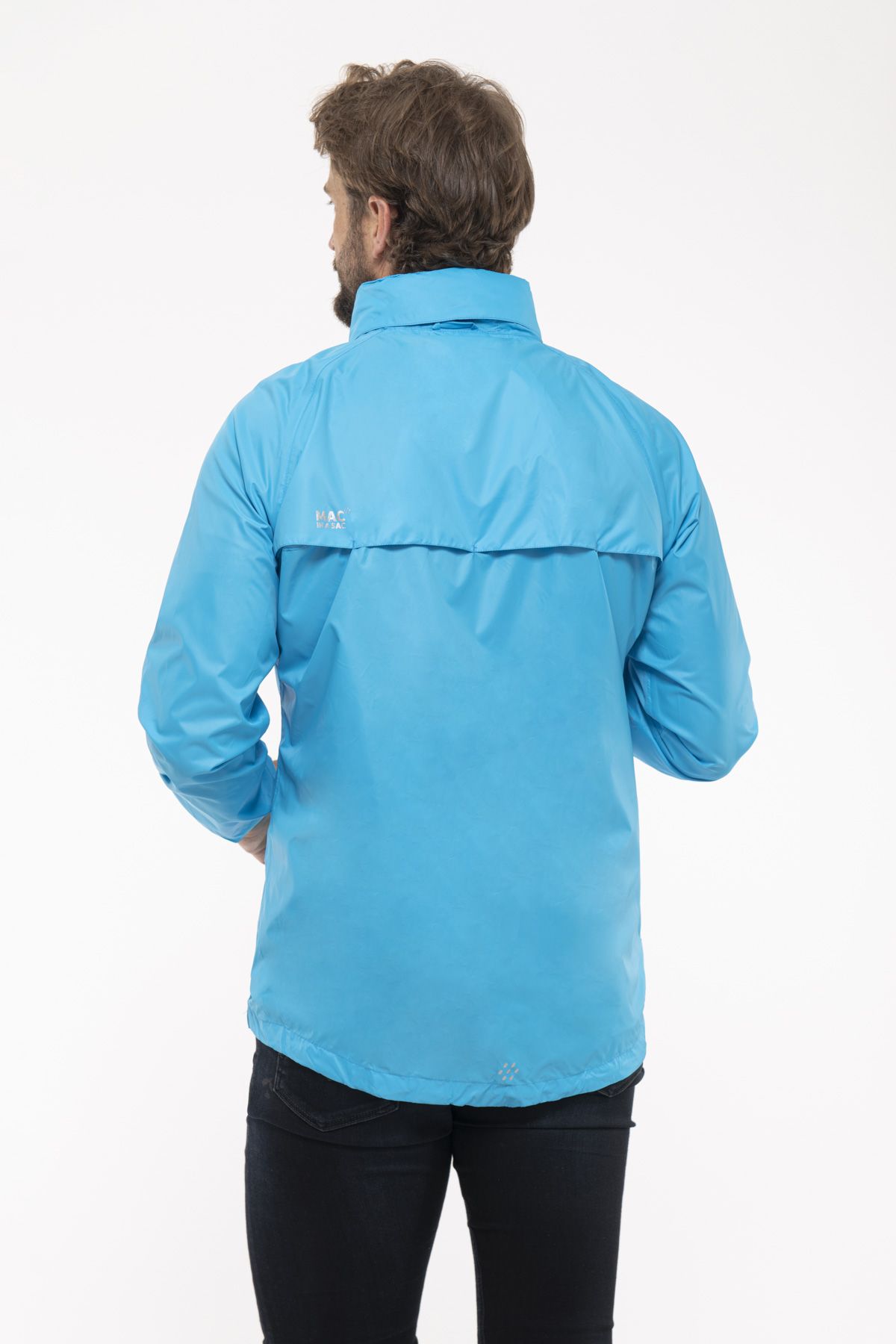 Mac in a Sac Neon Blue Regenjacke