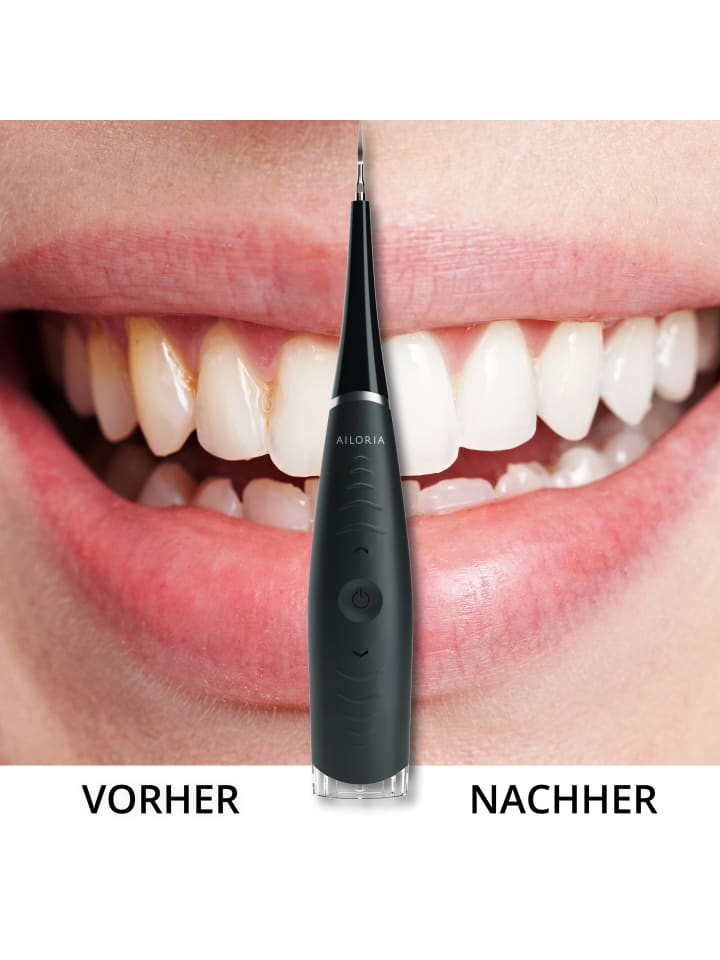 Ailoria DEPLAQUED Schall-Zahnreiniger in schwarz günstig kaufen onesize