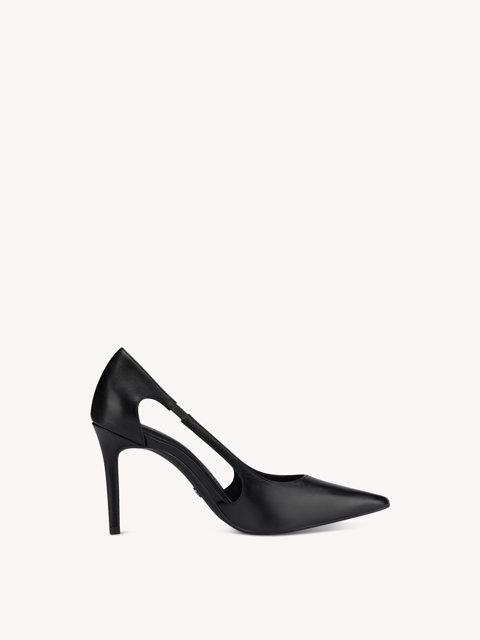 Escarpin en cuir - noir