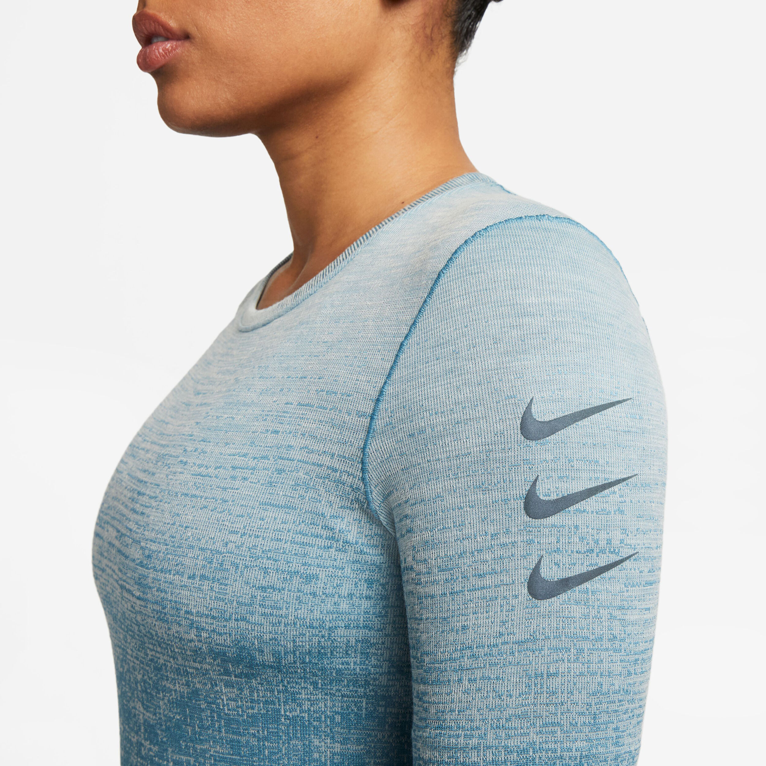 Dri-Fit Advantage Run Division Lauftop Damen - Blau, Grau