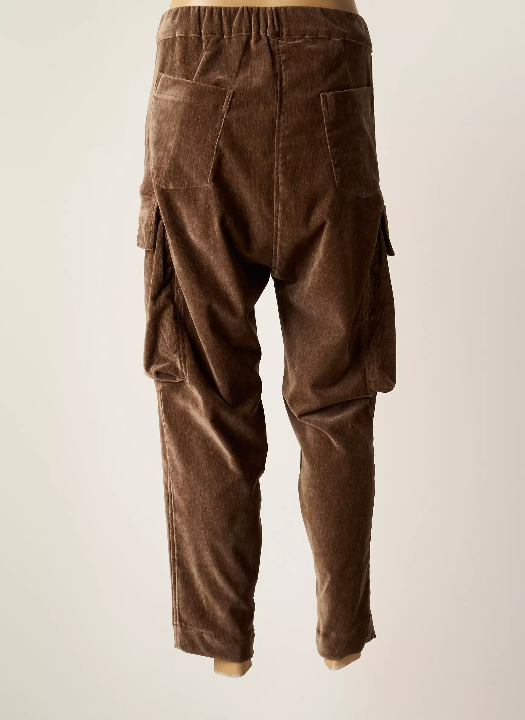 Urban By Alembika Pantalons Cargo Femme couleur marron