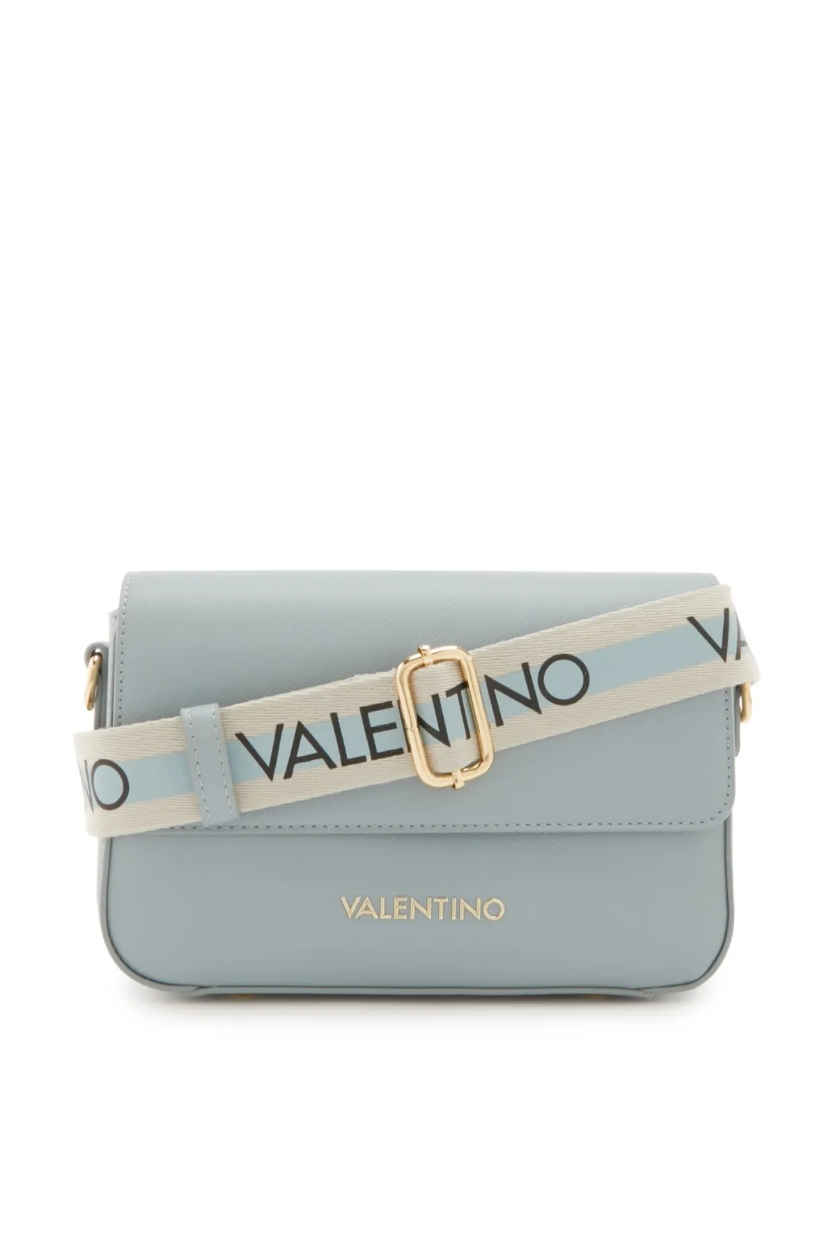 1'ASLAN  Valentino Bags Zero Damen Umhängetasche Blau Vbs7b303polvere