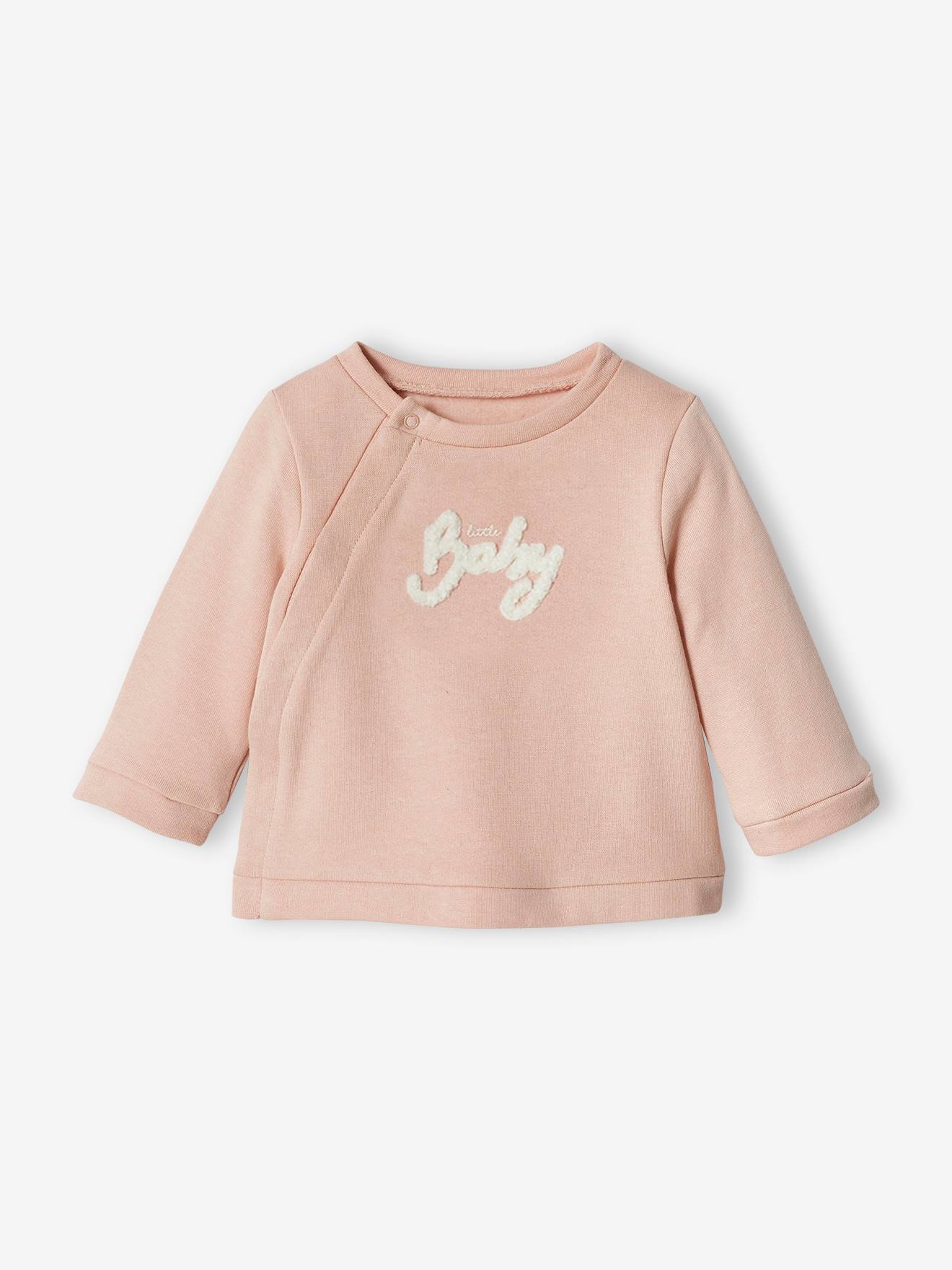 Ensemble bébé 3 pièces en molleton naissance beige chiné