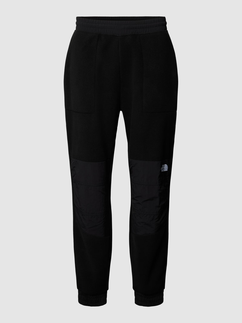Jogpants mit Label-Stitching Modell 'DENALI' in schwarz