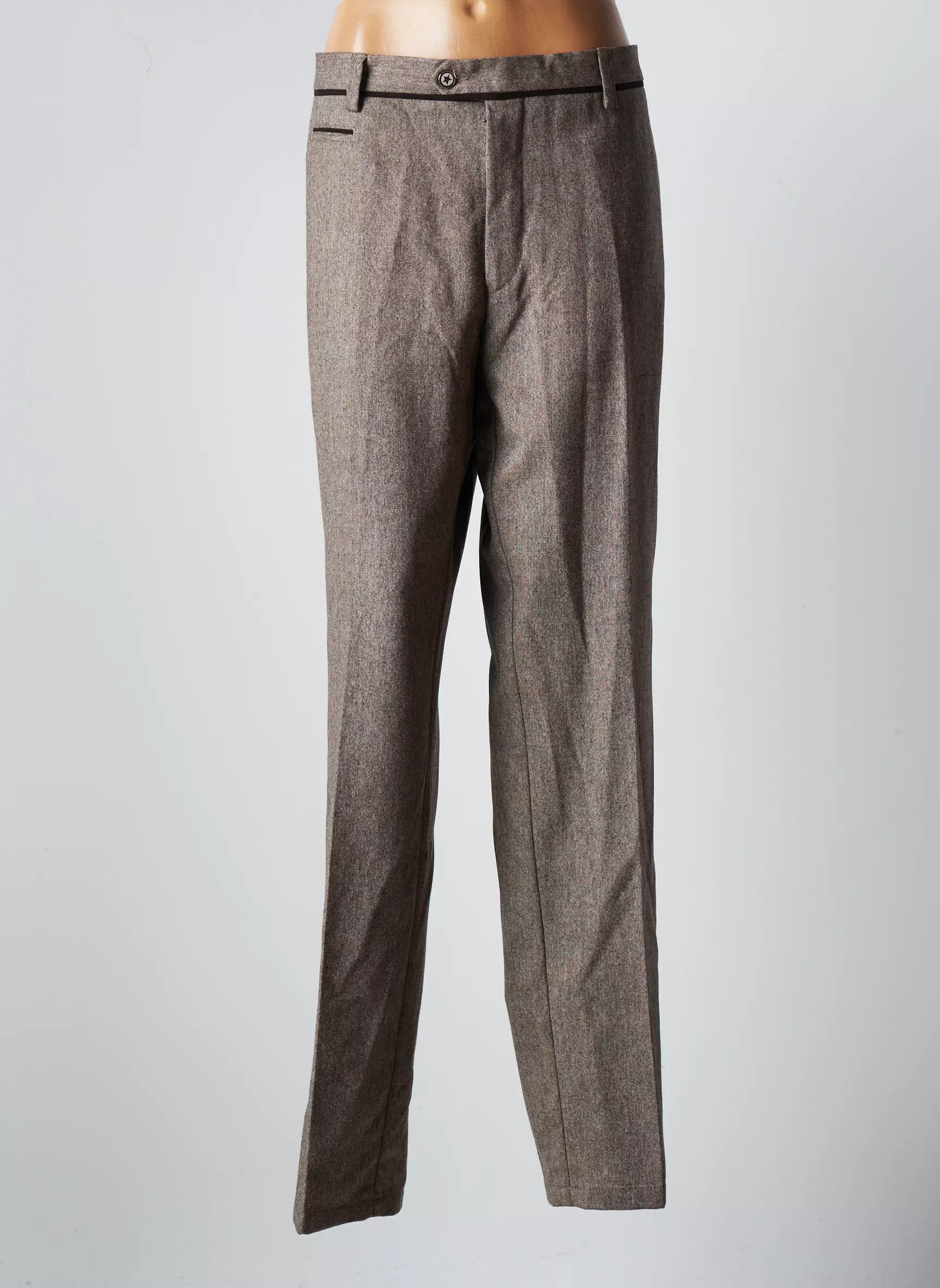 Jumfil Pantalons Droits Femme couleur marron