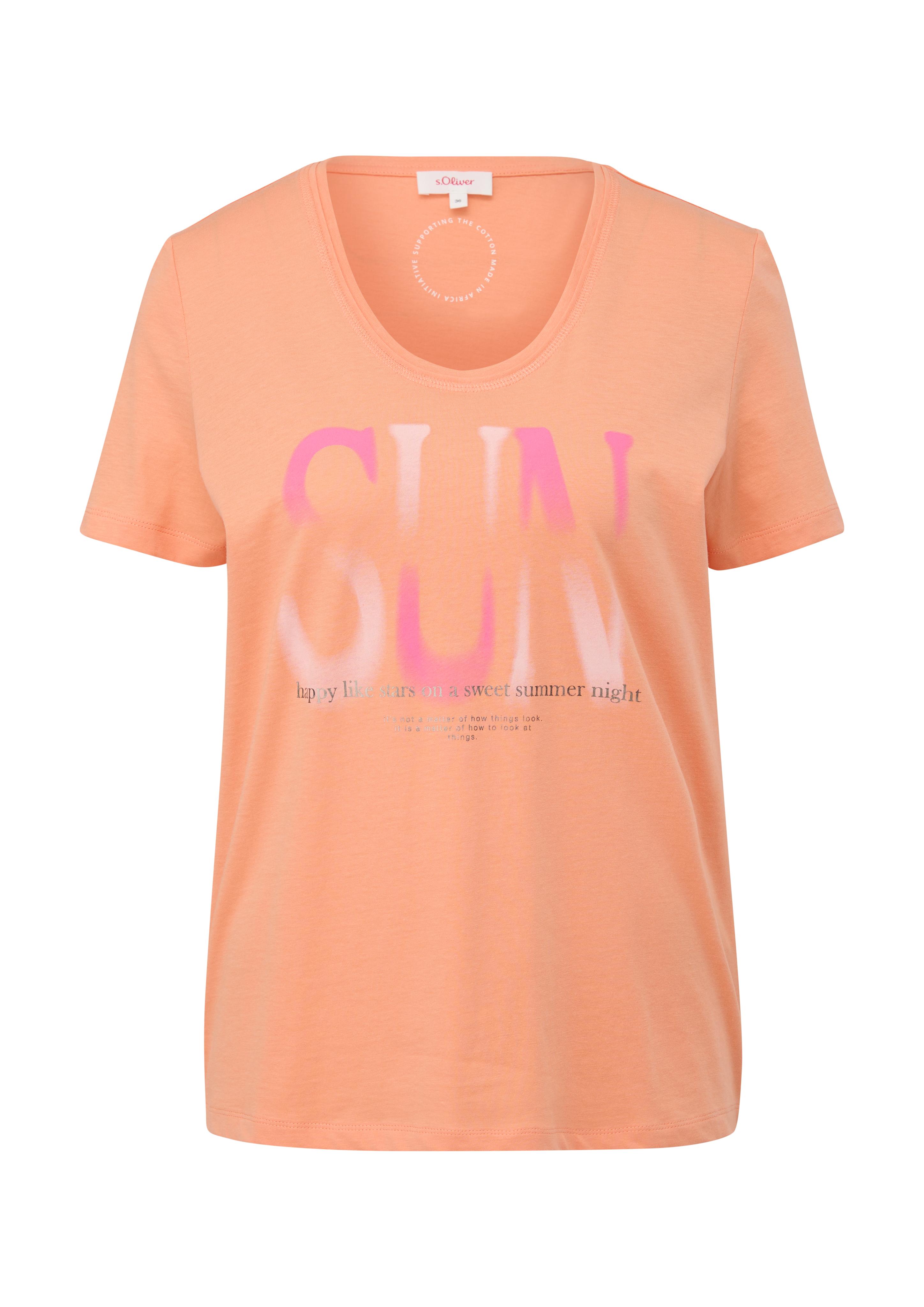 T-Shirt mit Statement-Print  2132800-21D0