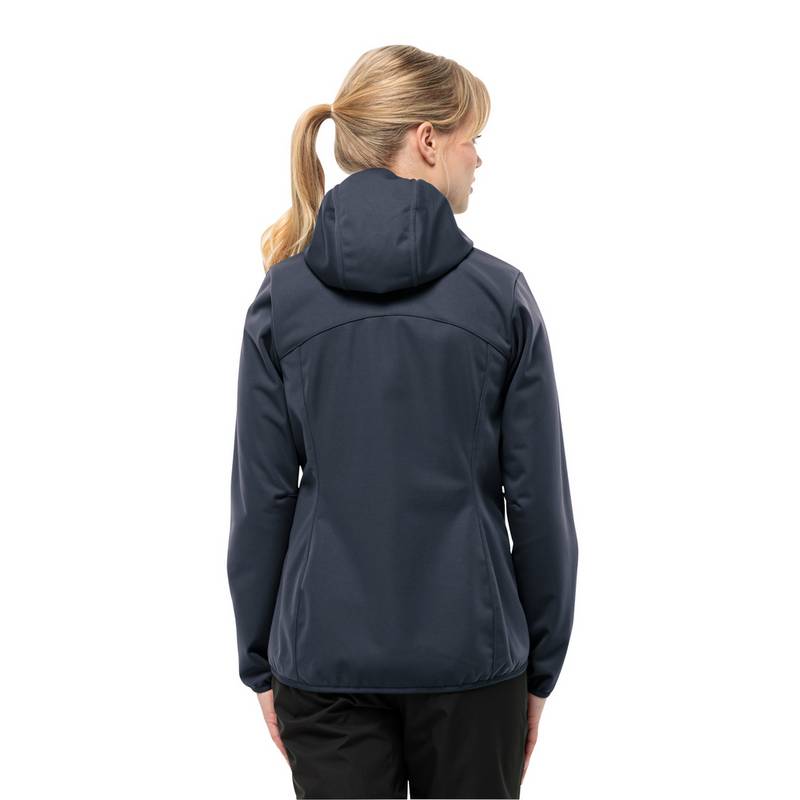 Jack Wolfskin WINDHAIN HOODY W Softshelljacke Damen
