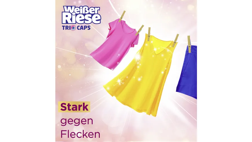 Weißer Riese Colorwaschmittel Color Trio-Caps Floral Sensation Orchidee 216 g