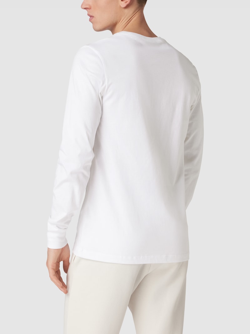 Longsleeve mit Logo-Print Modell 'ICON FUTURA' in weiß
