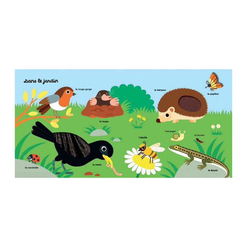 Livre Mon imagier des animaux à toucher - Milan Jeunesse