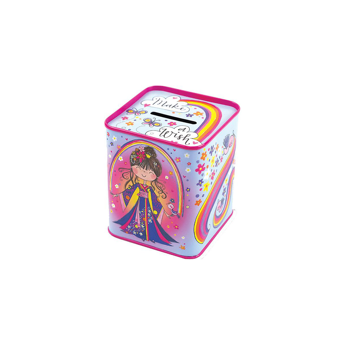 Spardose Kirschblüten-Prinzessin, Metall