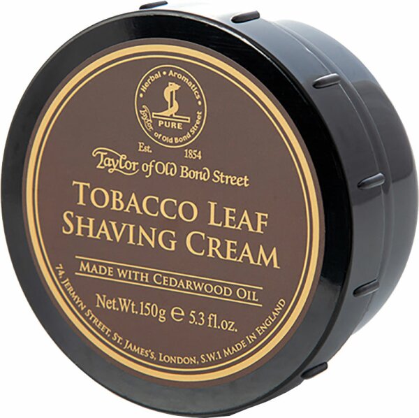 Taylor of Old Bond Street Tobacco Leaf Shaving Cream Rasiercreme