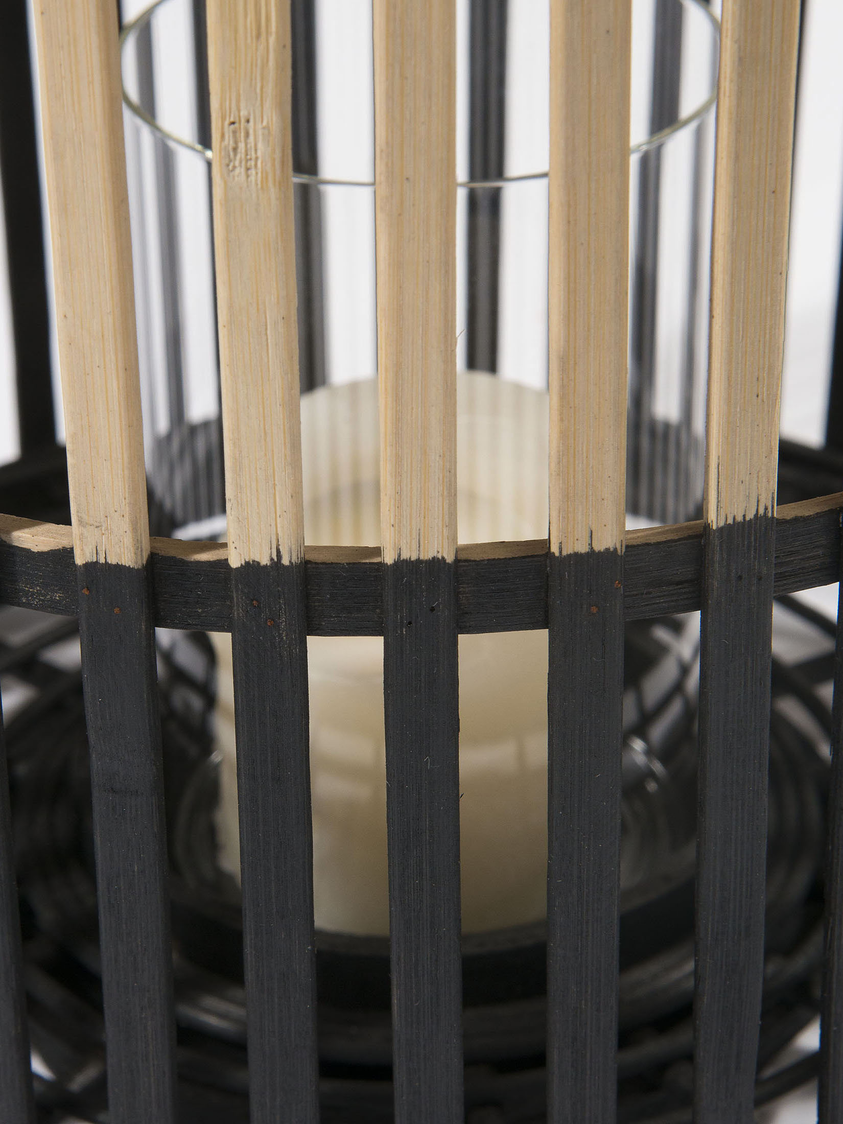 Fargosa Laterne, Beige/Schwarz