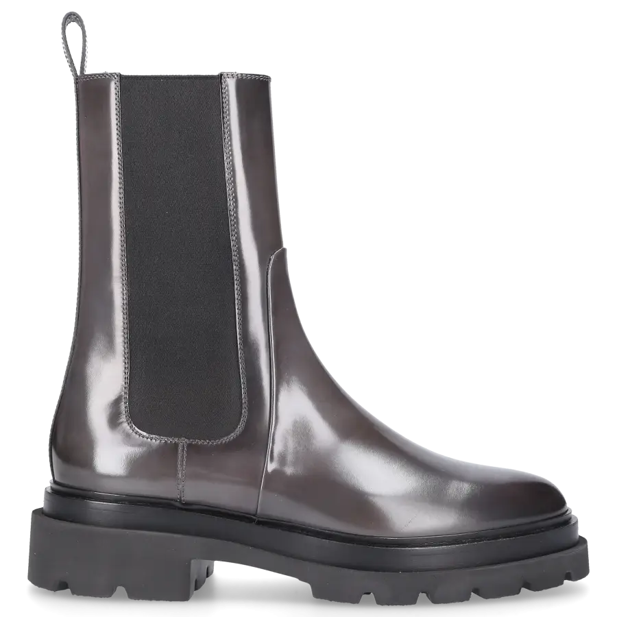 Santoni - Chelsea Boots 59524 Kalbsleder - grau
