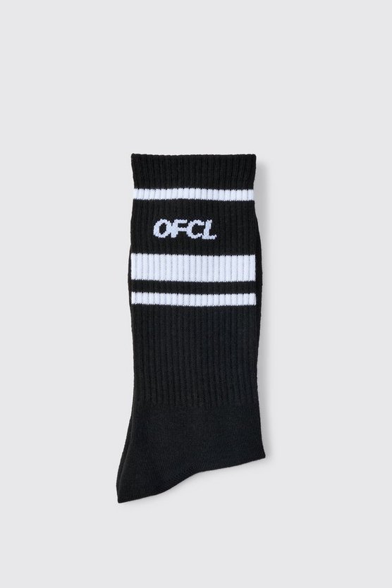 Official Socken mit Sport-Streifen