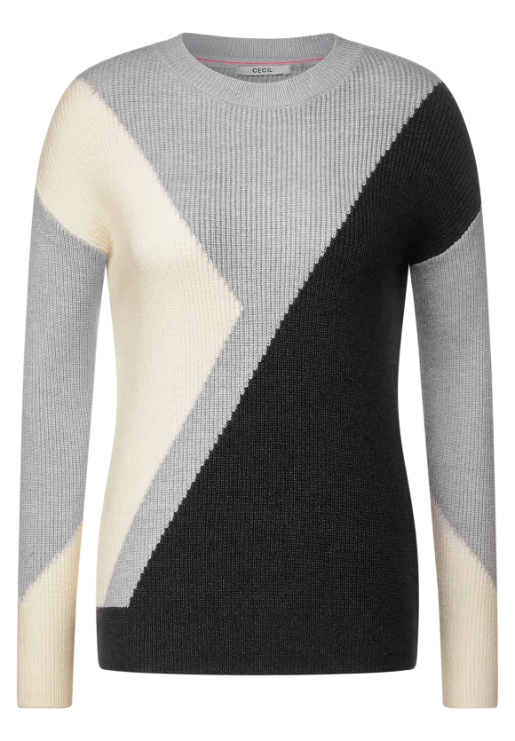 CECIL Jacquard Strickpullover
