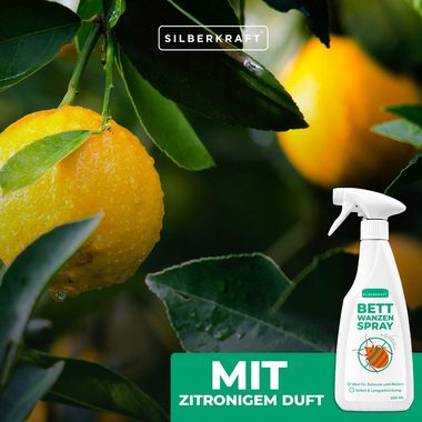 Silberkraft Insektenspray Anti Bettwanzen Spray - Bettwanzenspray 500 ml, 500 ml, 1-St.