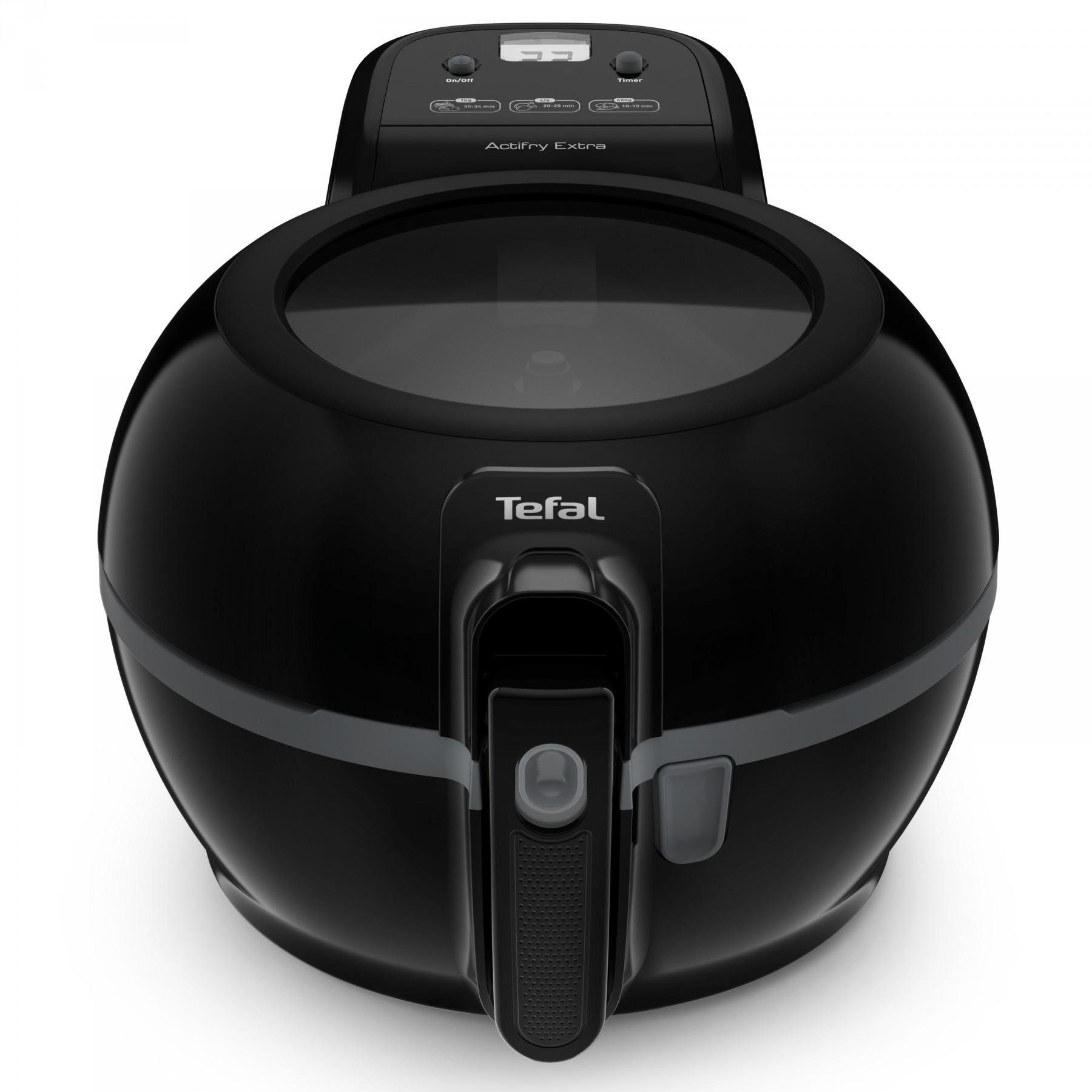 Tefal Heißluftfritteuse FZ 722815 ActiFry Extra, 1550 W, Kapazität: 1,2 kg, High Speed AirFlow, rotierender Rührarm, Wärmeisoliertes Gehäuse, Timer-Funktion
