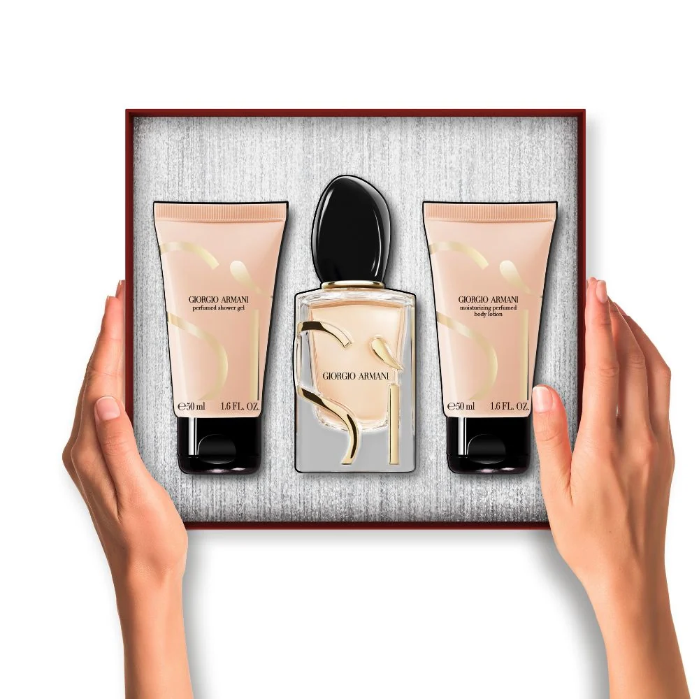 Armani Sì Gift Sì Sì Eau de Parfum + Body Lotion + Shower Gel - Holiday 2025 - Γυναικείο Σετ δώρου αρωμάτων, Eau de Parfum