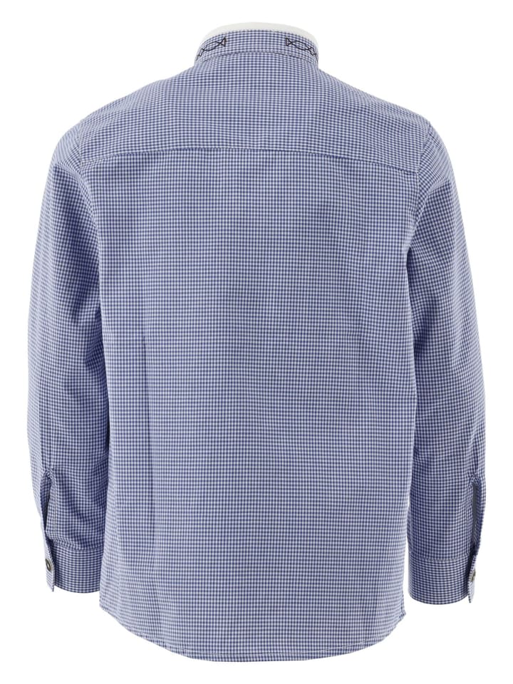 OS-Trachten Trachtenhemd Smaku in mittelblau günstig kaufen