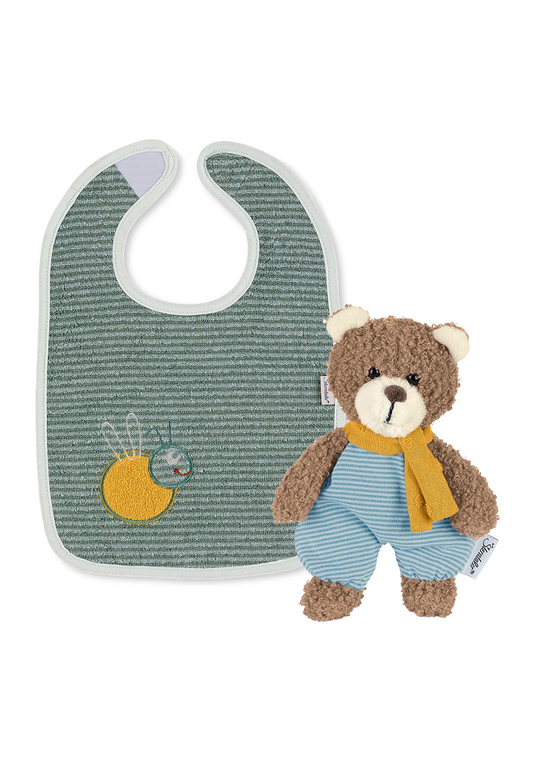 Geschenk-Set Bär Ben in Grün, Braun und Blau