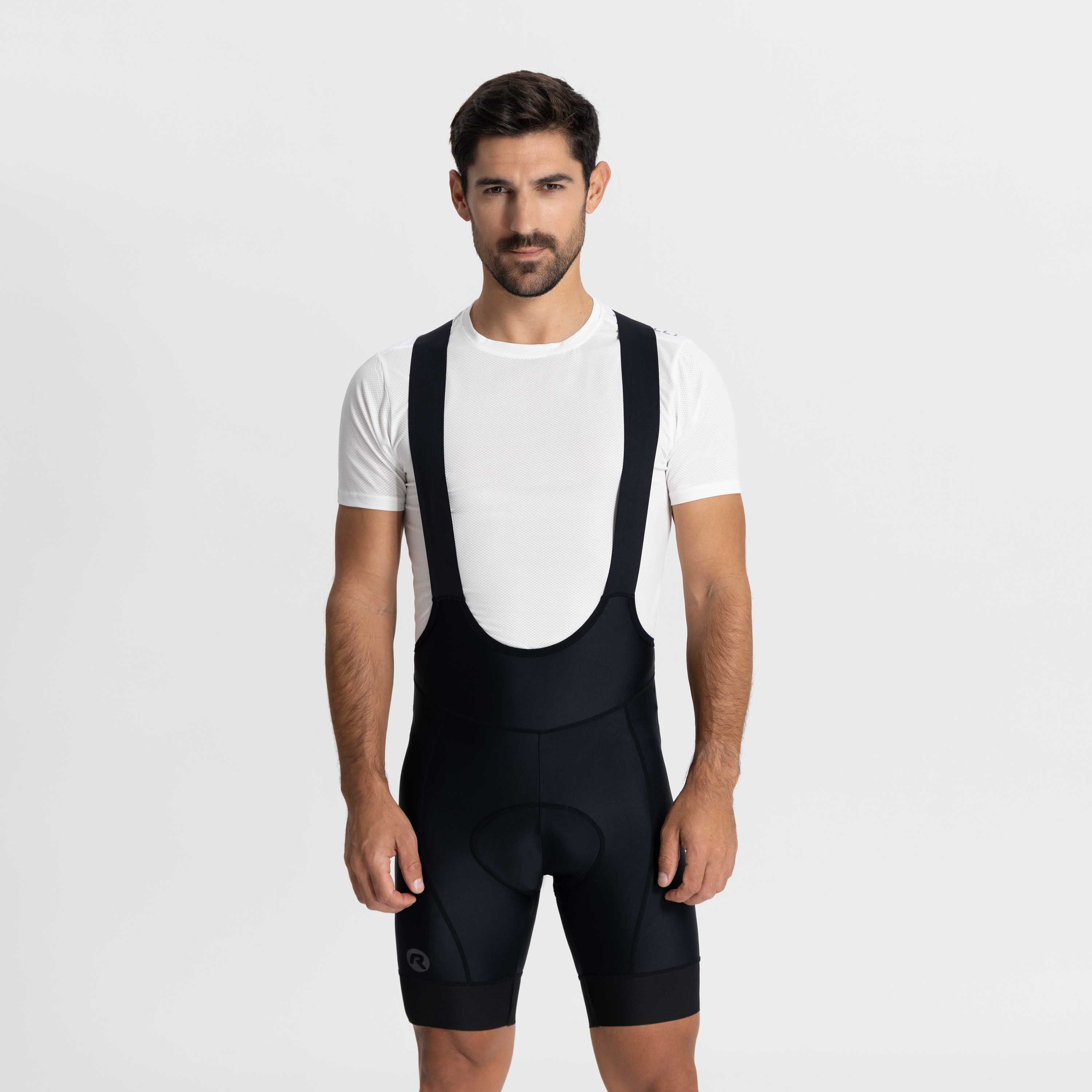 Rogelli Essential Black kurze Radhose mit Träger