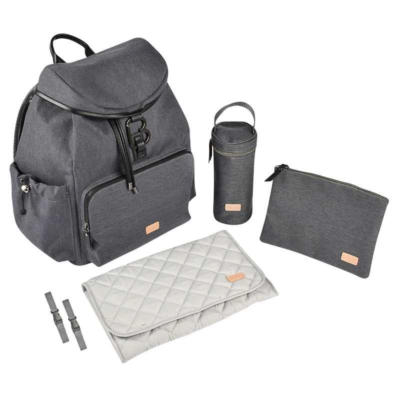 Sac à dos à langer Vancouver gris foncé Beaba