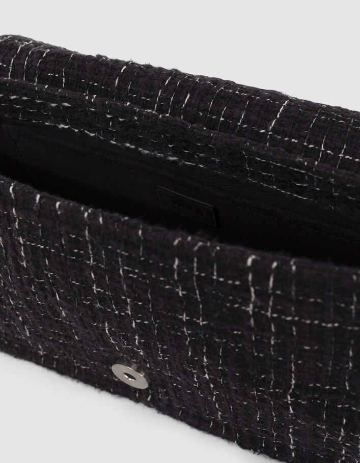 Le 111 CROSBY STREET noir façon tweed Femme