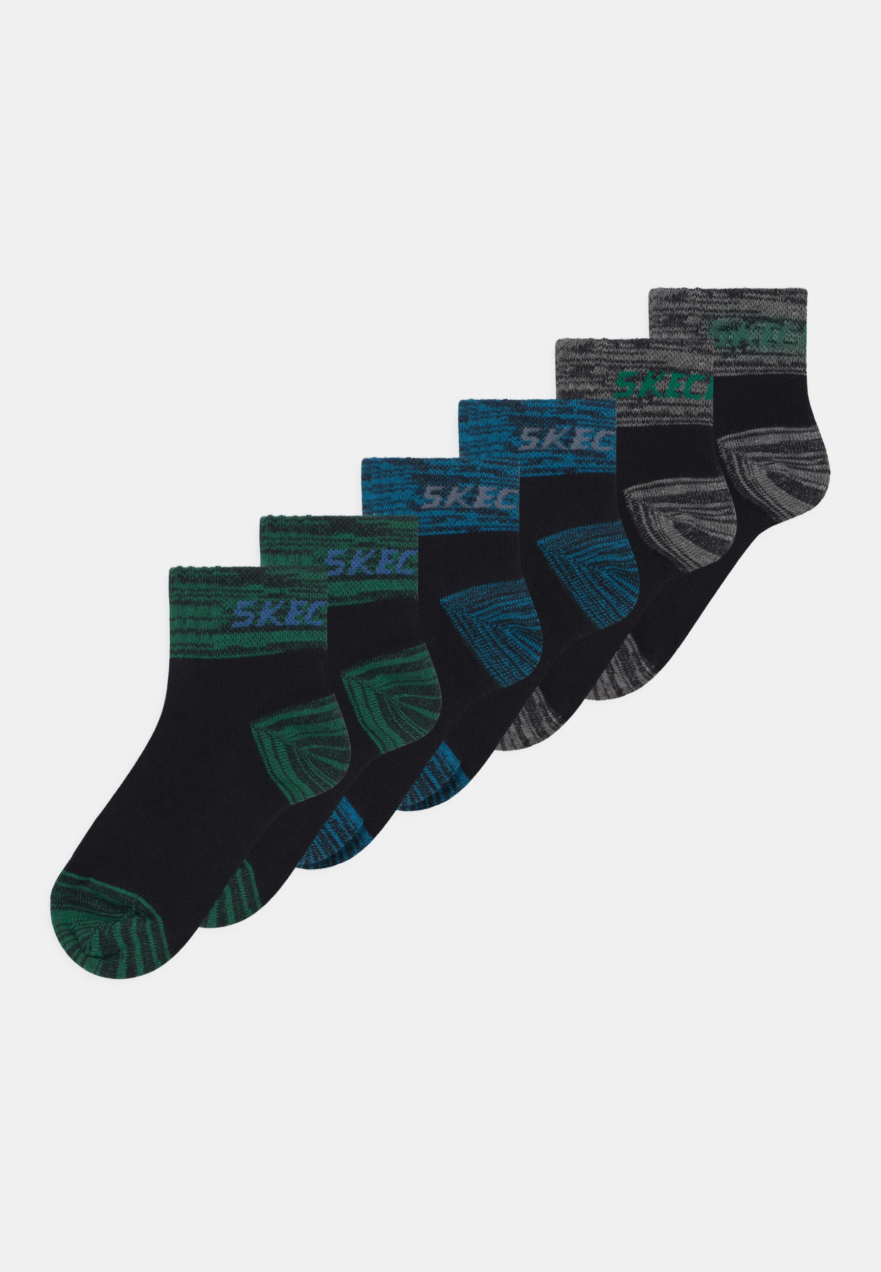 Skechers ONLINE BOYS VENTILATION QUARTER 3 PACK - Calcetines
