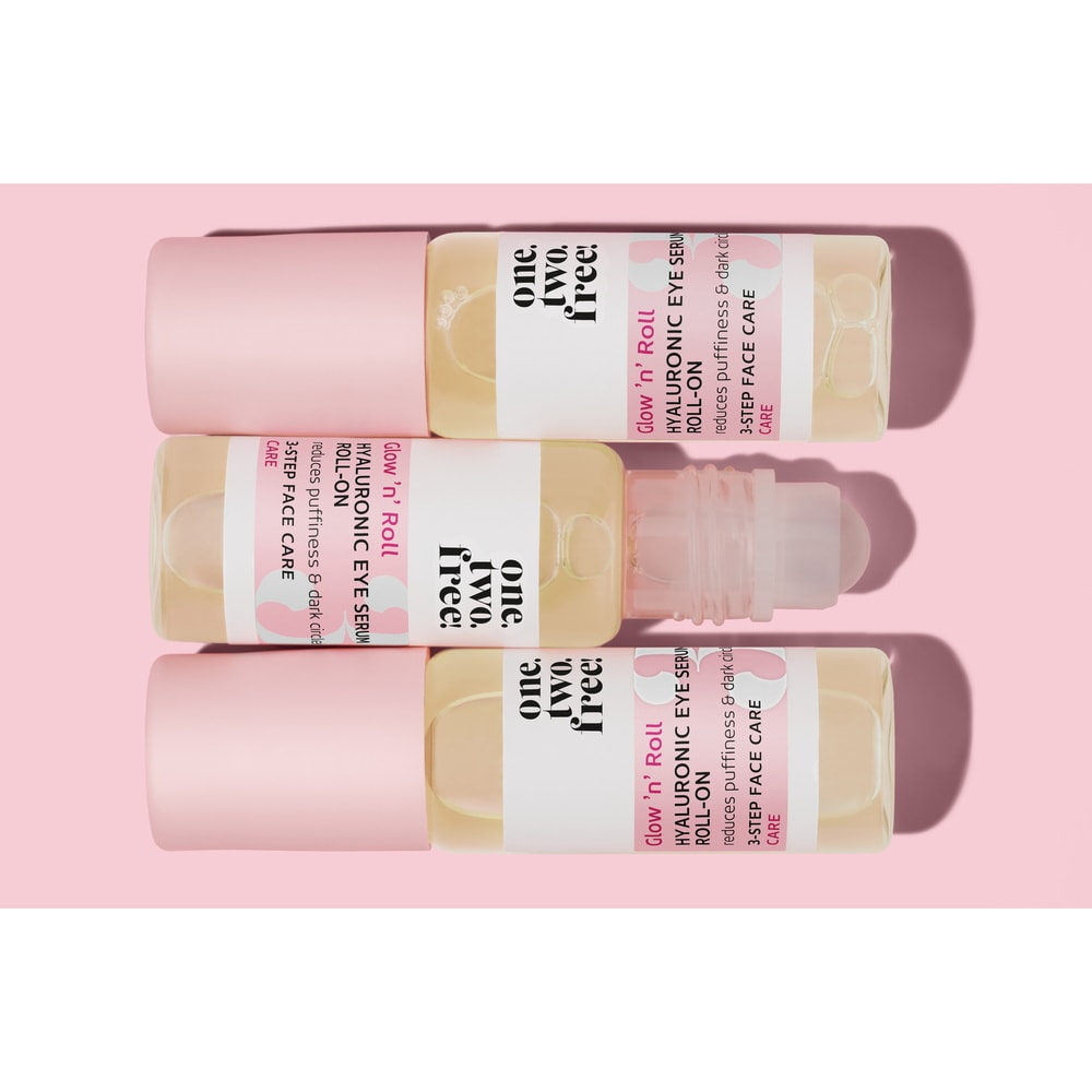 one.two.free! Hyaluronic Eye Serum Roll-On Sérum Yeux